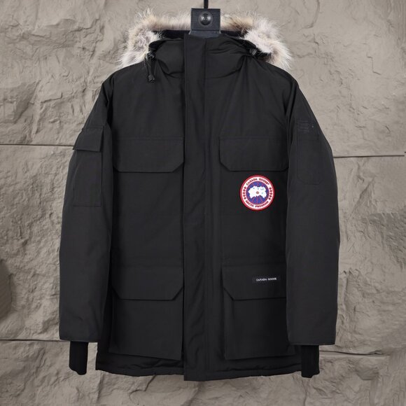 AUTHENTIC CANADA GOOSE MEN'S EXPEDITION PARKA BLACK - Picture 1 of 8